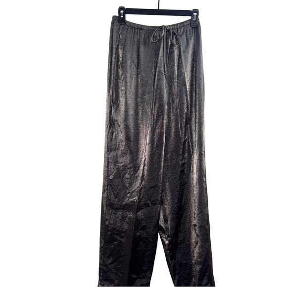 St. Tropez Pants - St. Tropez (A Carole Little Company) Metallic Wide Leg Vintage 1980’s Pants